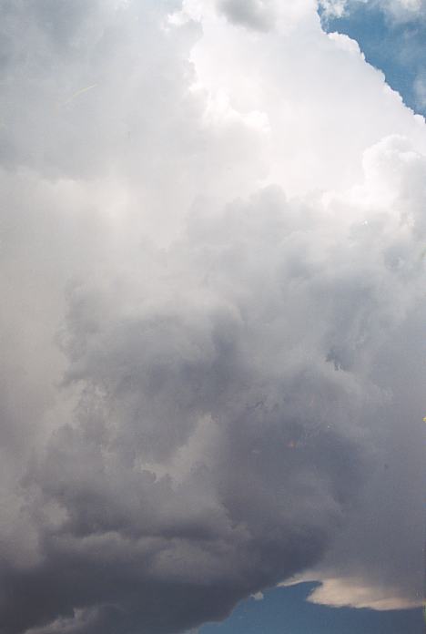 cumulonimbus thunderstorm_base : near Urunga, NSW   4 December 2001