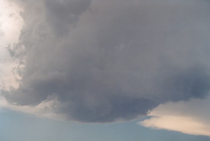 cumulonimbus thunderstorm_base : near Urunga, NSW   4 December 2001