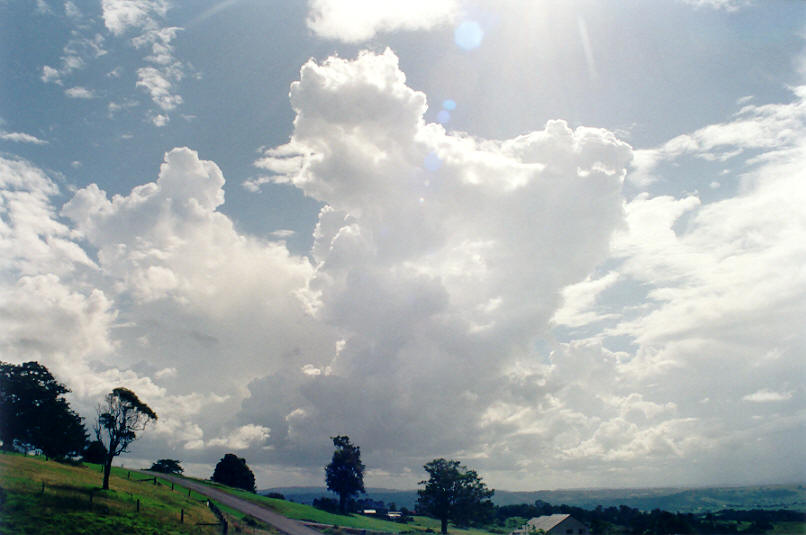 cumulus congestus : McLeans Ridges, NSW   27 March 2002