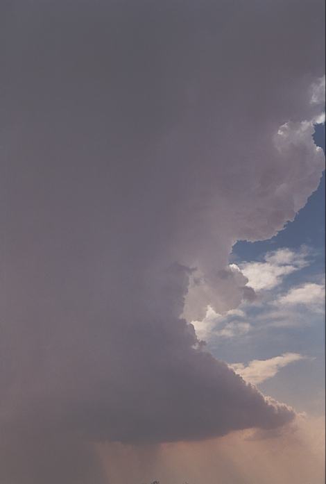 cumulonimbus supercell_thunderstorm : Odessa, Texas, USA   28 May 2002