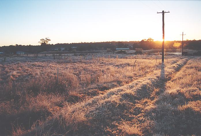 sunrise sunrise_pictures : Schofields, NSW   12 July 2002