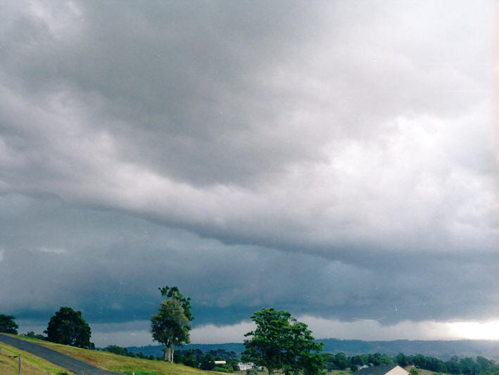 cumulonimbus thunderstorm_base : McLeans Ridges, NSW   23 August 2002