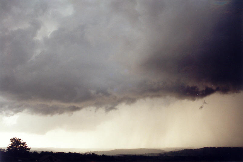 raincascade precipitation_cascade : McLeans Ridges, NSW   23 September 2002