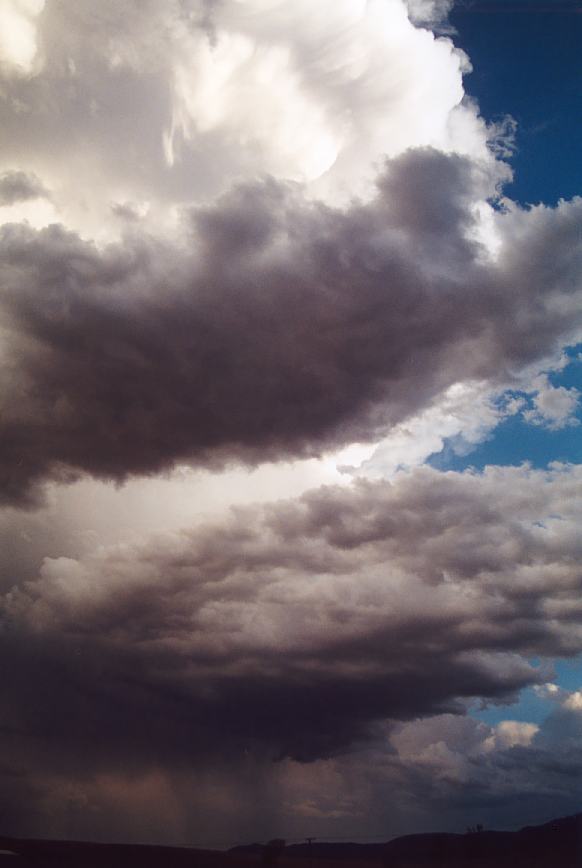 updraft thunderstorm_updrafts : Jerrys Plains, NSW   13 October 2002