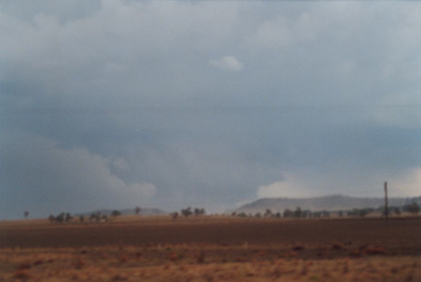 wallcloud thunderstorm_wall_cloud : N of Boggabri, NSW   23 December 2002