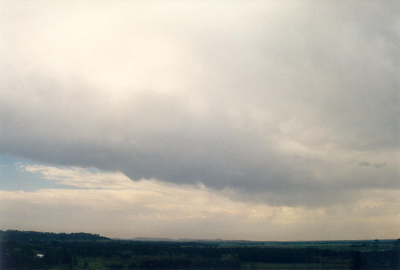 cumulonimbus thunderstorm_base : Parrots Nest, NSW   8 January 2003