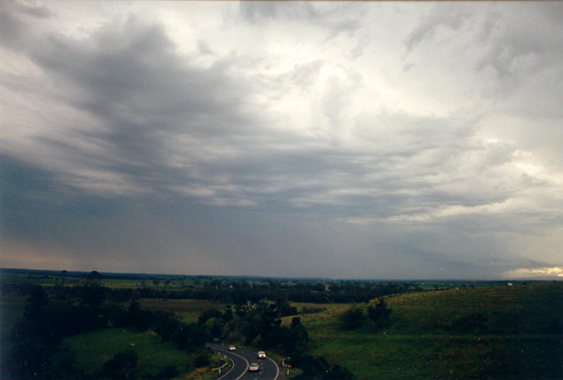 cumulonimbus thunderstorm_base : Parrots Nest, NSW   13 February 2003