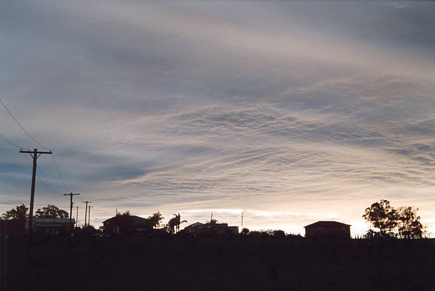 altostratus altostratus_cloud : Schofields, NSW   28 February 2003