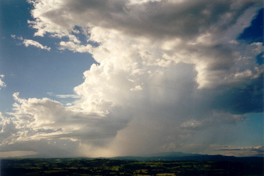 raincascade precipitation_cascade : McLeans Ridges, NSW   22 March 2003