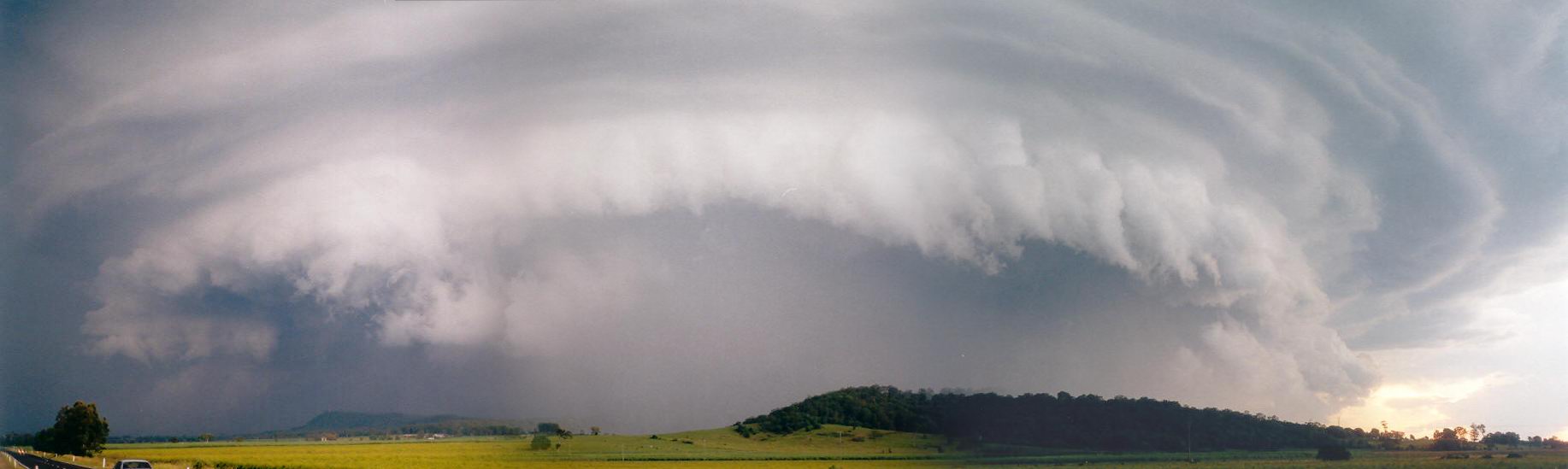 cumulonimbus supercell_thunderstorm : near Coraki, NSW   30 March 2003