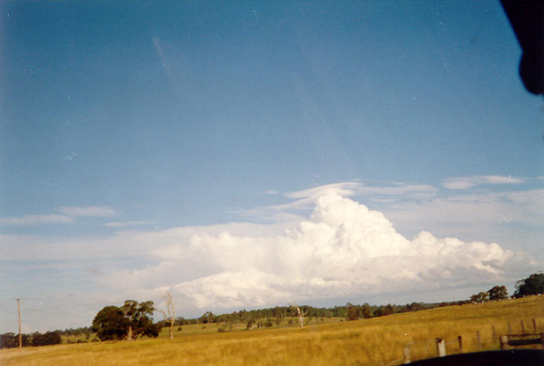 thunderstorm cumulonimbus_calvus : Grafton, NSW   9 May 2003