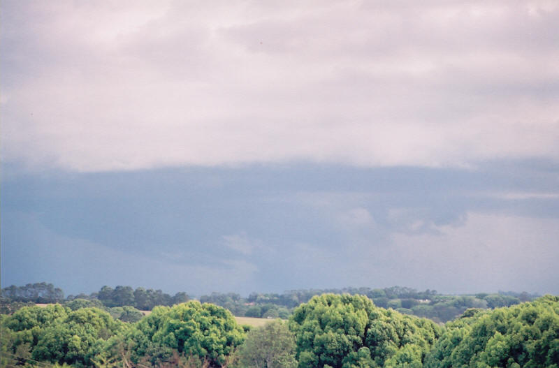 cumulonimbus thunderstorm_base : Meerschaum, NSW   16 October 2003