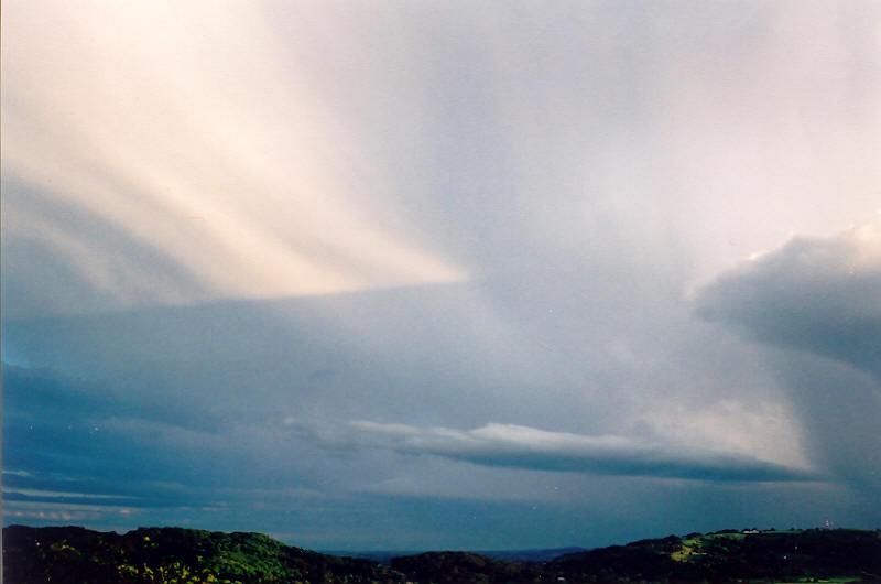 cumulonimbus thunderstorm_base : Meerschaum, NSW   20 October 2003