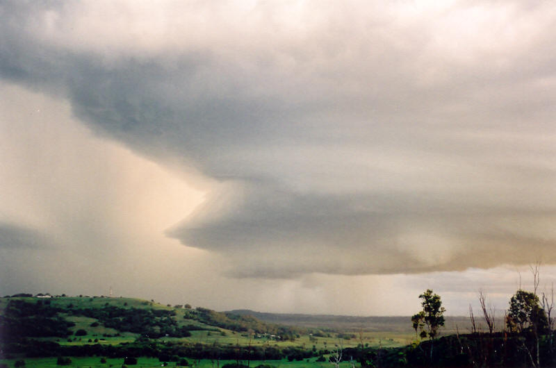 wallcloud thunderstorm_wall_cloud : Meerschaum, NSW   20 October 2003