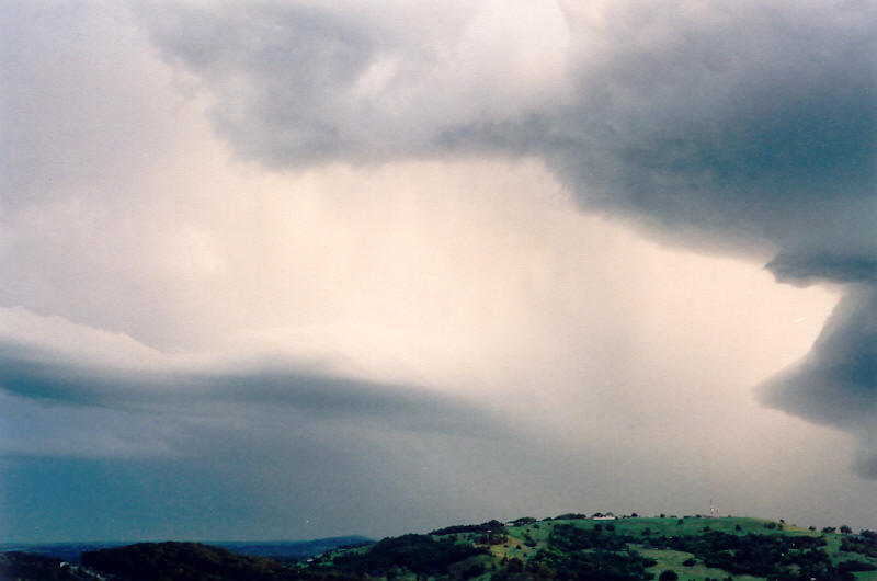 cumulonimbus thunderstorm_base : Meerschaum, NSW   20 October 2003