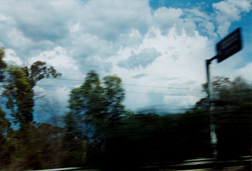 thunderstorm cumulonimbus_incus : near Blaxland, NSW   30 November 2003