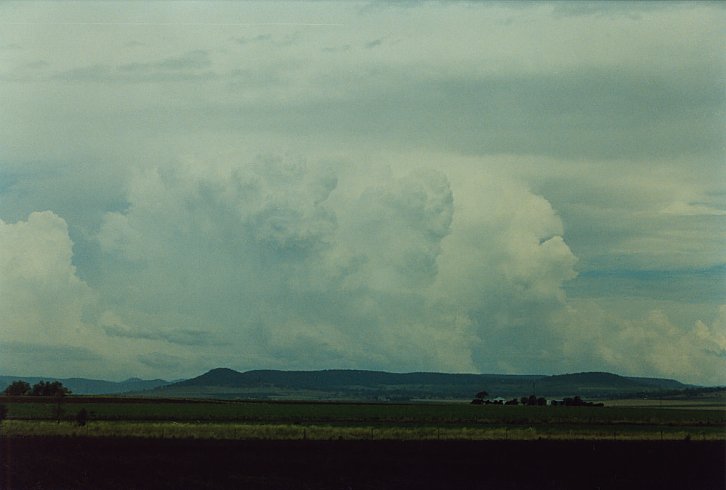 thunderstorm cumulonimbus_incus : Warwick, Qld   9 December 2003