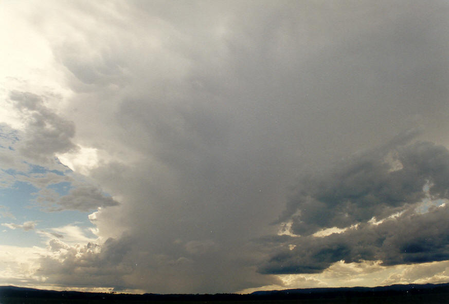 anvil thunderstorm_anvils : N of Casino, NSW   26 January 2004