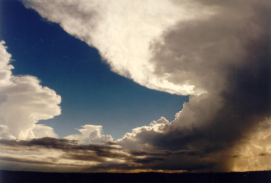 thunderstorm cumulonimbus_incus : N of Casino, NSW   26 January 2004