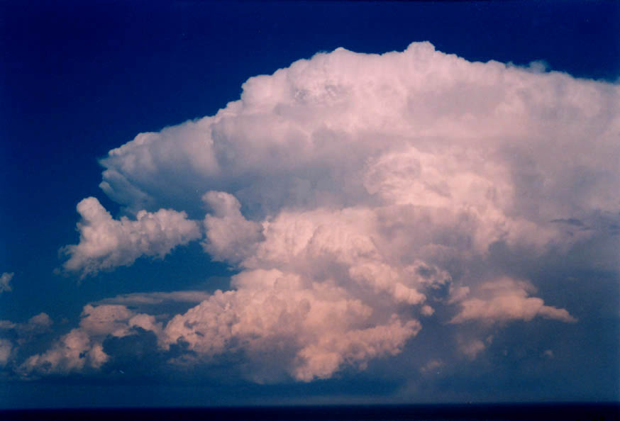 cumulonimbus supercell_thunderstorm : near Manly, NSW   30 January 2004