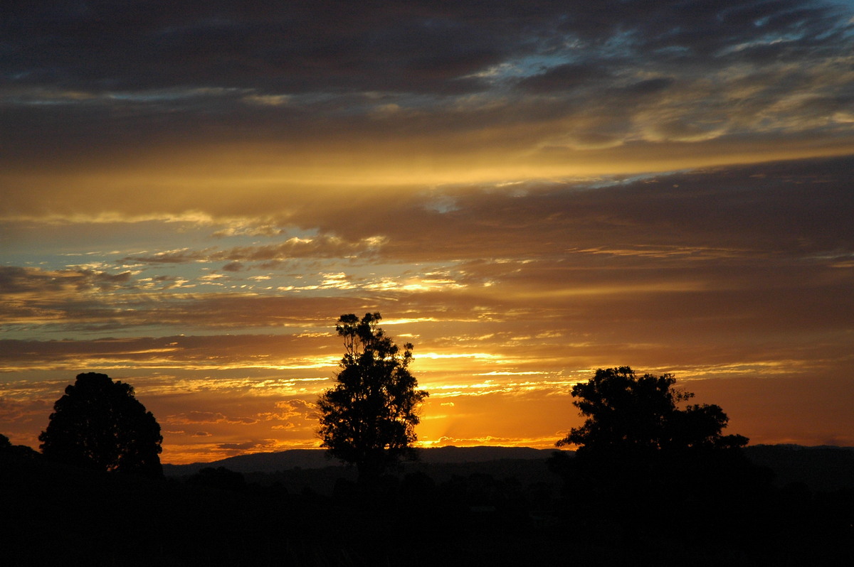 sunset sunset_pictures : McLeans Ridges, NSW   25 July 2004