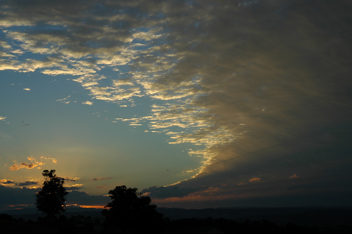 altostratus altostratus_cloud : McLeans Ridges, NSW   26 July 2004