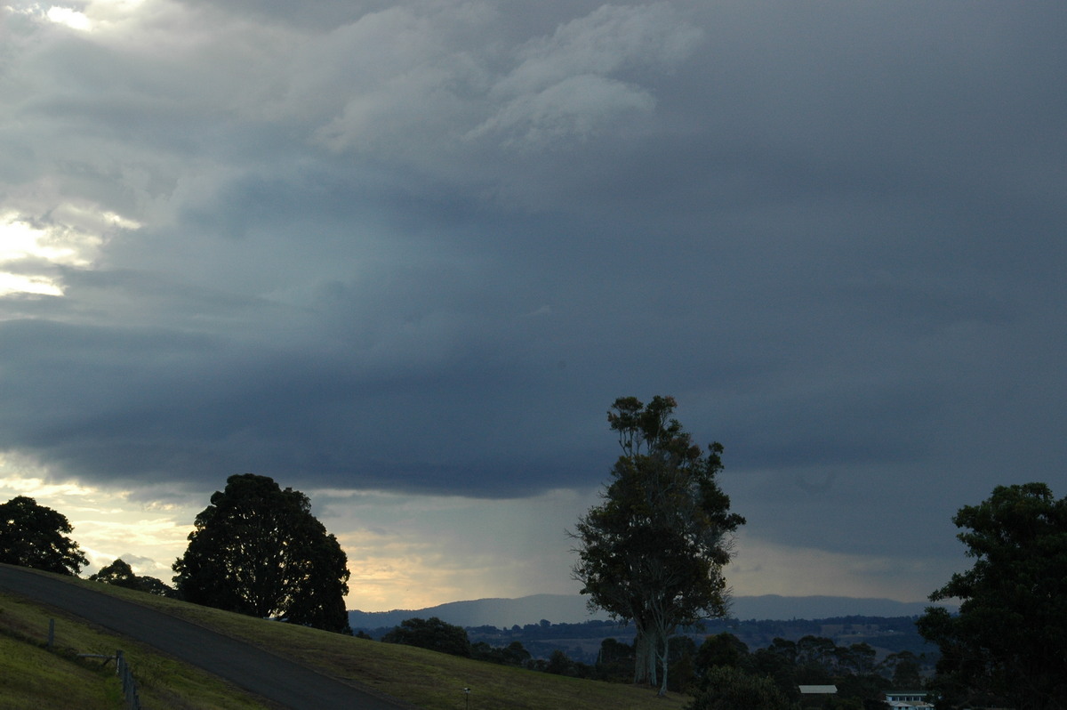 cumulonimbus thunderstorm_base : McLeans Ridges, NSW   17 August 2004