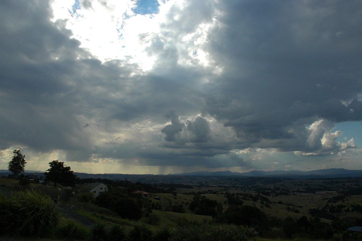 cumulonimbus thunderstorm_base : McLeans Ridges, NSW   26 August 2004