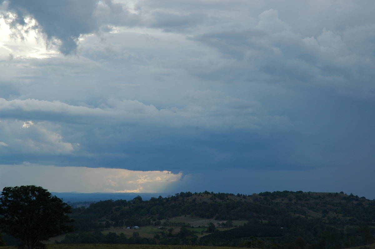 cumulonimbus thunderstorm_base : Tregeagle, NSW   21 October 2004