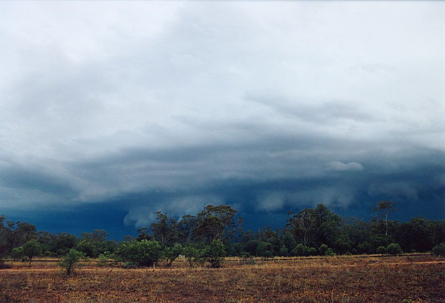 wallcloud thunderstorm_wall_cloud : 20km W of Nyngan, NSW   7 December 2004