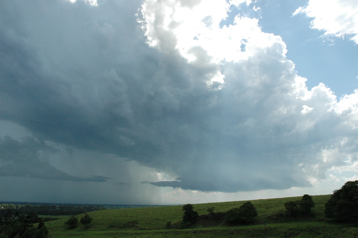 cumulonimbus thunderstorm_base : Parrots Nest, NSW   13 December 2004