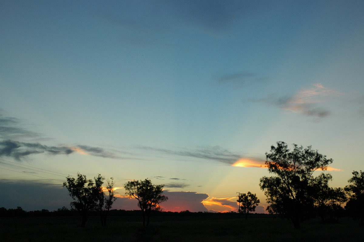 sunset sunset_pictures : W of Moree, NSW   26 December 2004