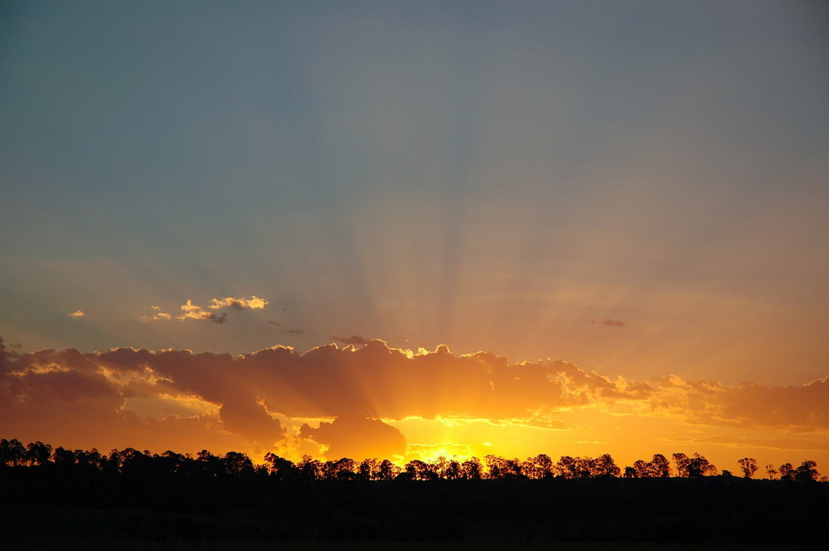 sunset sunset_pictures : near Coraki, NSW   21 January 2005