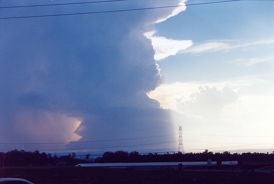 thunderstorm cumulonimbus_incus : Penrith, NSW   1 February 2005