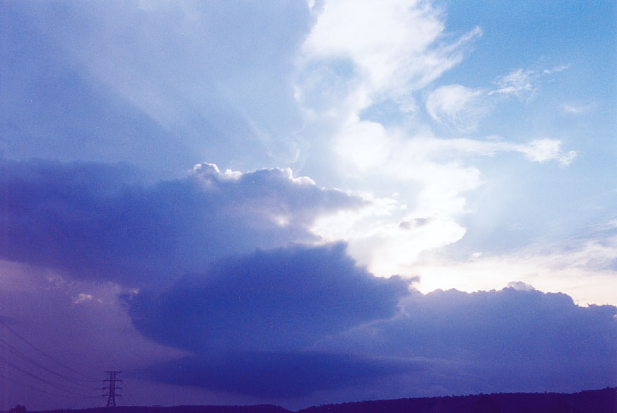 cumulonimbus supercell_thunderstorm : Penrith, NSW   1 February 2005