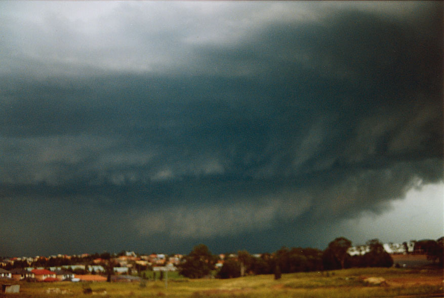 cumulonimbus supercell_thunderstorm : Parklea, NSW   2 February 2005