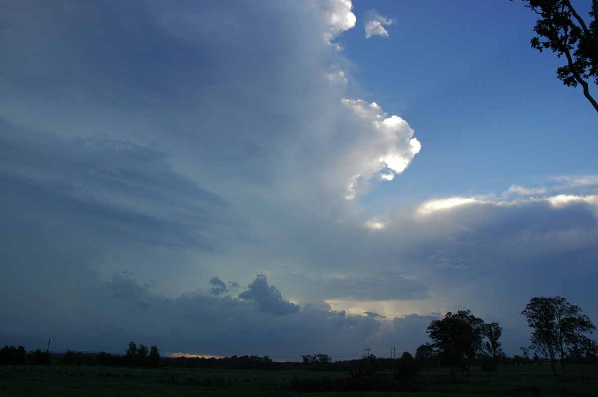 cumulonimbus thunderstorm_base : Whiporie, NSW   2 February 2005