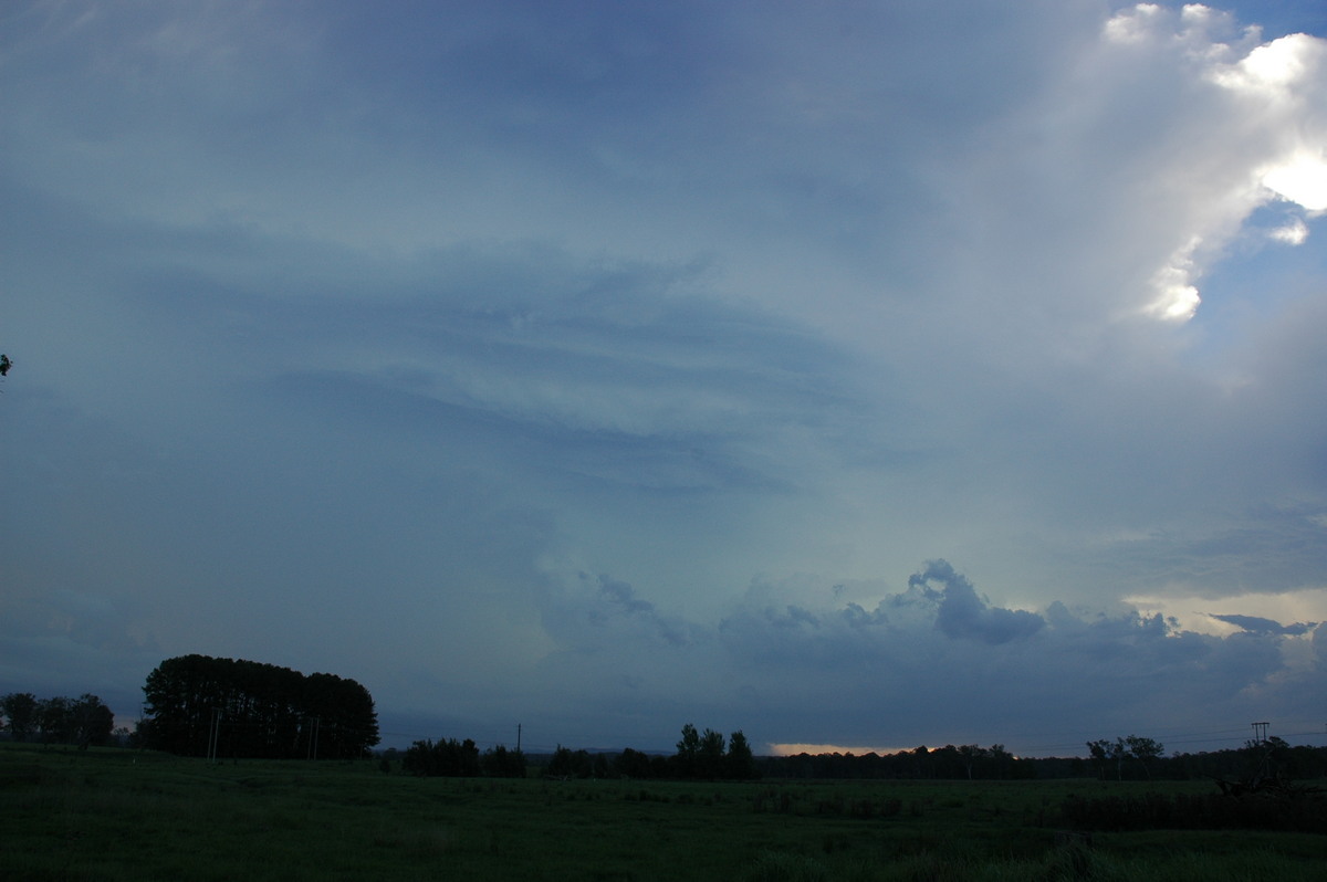 cumulonimbus thunderstorm_base : Whiporie, NSW   2 February 2005