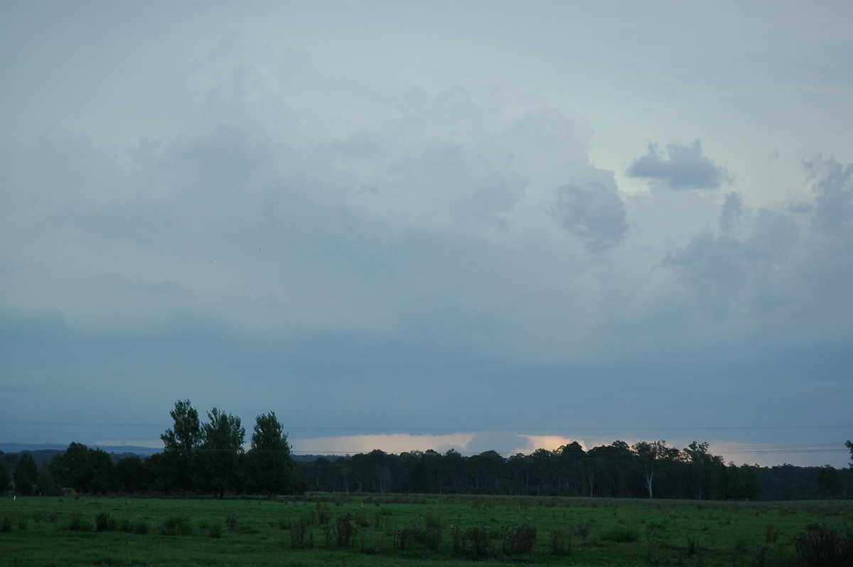 cumulonimbus thunderstorm_base : Whiporie, NSW   2 February 2005