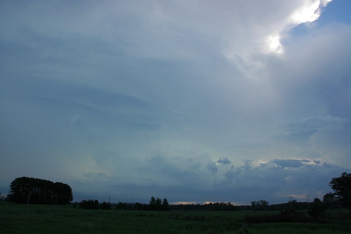 cumulonimbus thunderstorm_base : Whiporie, NSW   2 February 2005