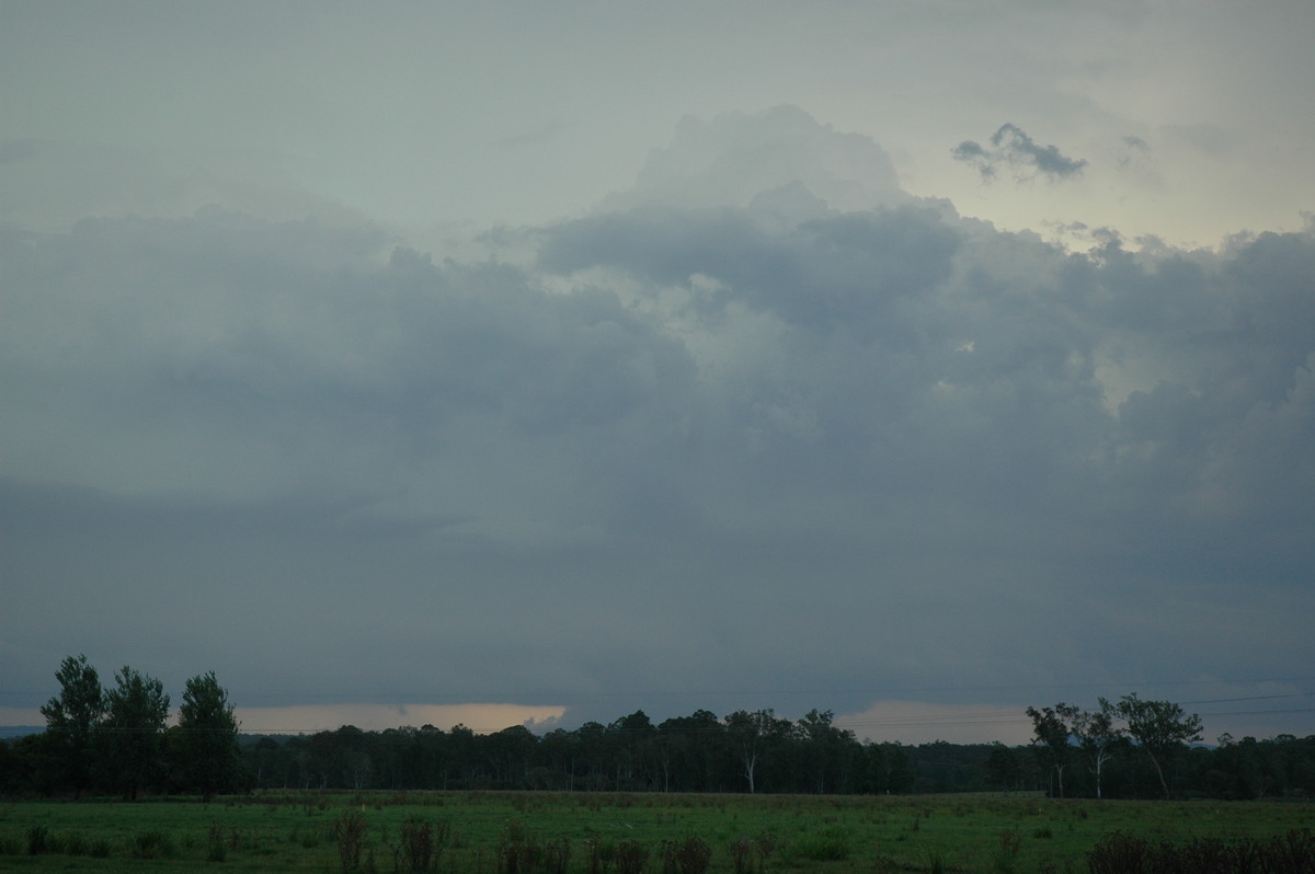 cumulonimbus thunderstorm_base : Whiporie, NSW   2 February 2005