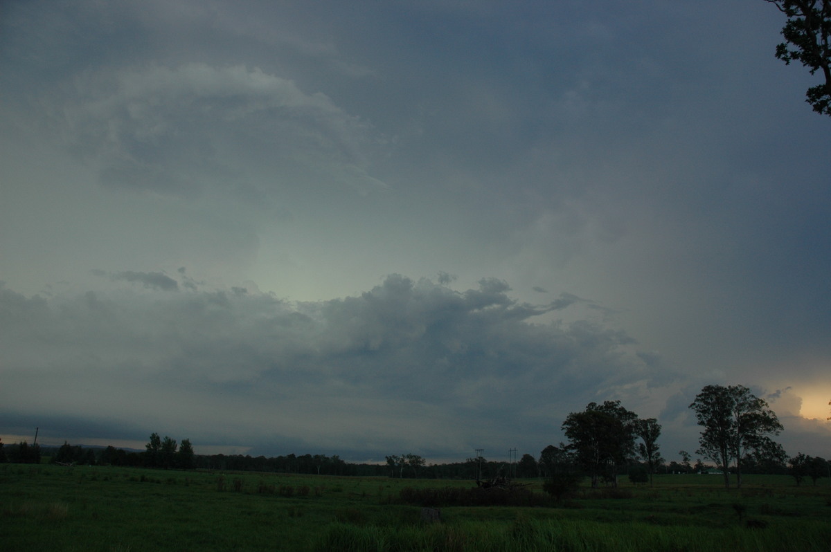 cumulonimbus thunderstorm_base : Whiporie, NSW   2 February 2005