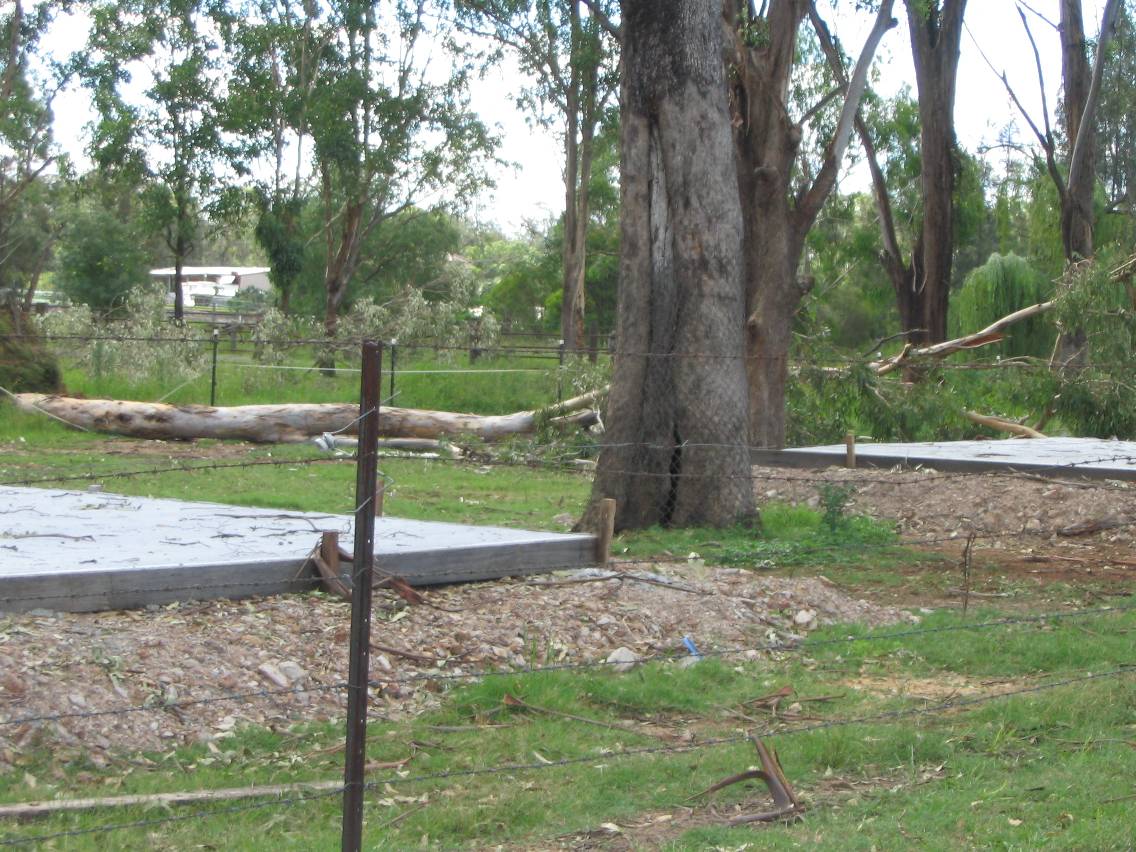 disasters storm_damage : Marsden Park, NSW   5 February 2005