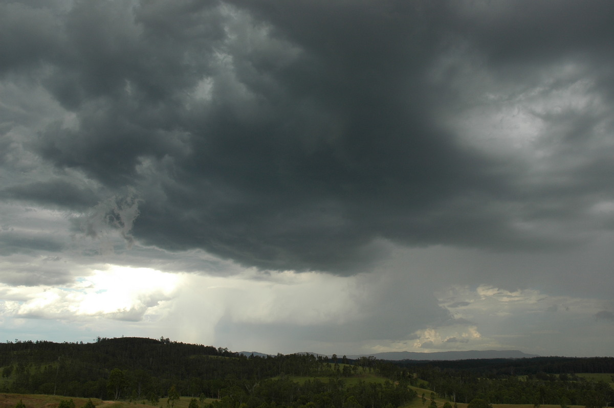 cumulonimbus thunderstorm_base : near Tabulam, NSW   10 March 2005