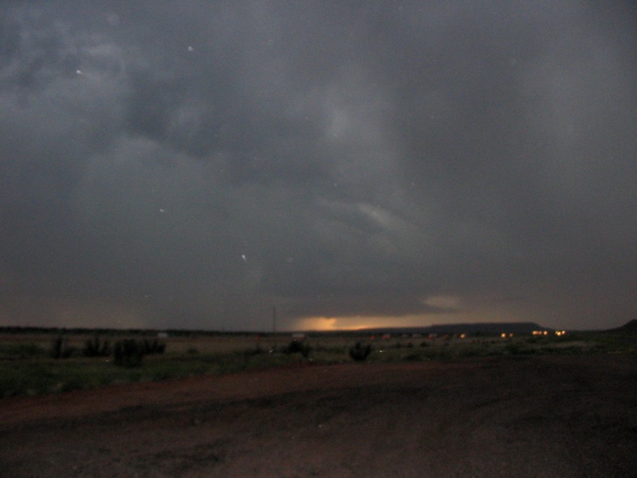 wallcloud thunderstorm_wall_cloud : near Newkirk, New Mexico, USA   25 May 2005