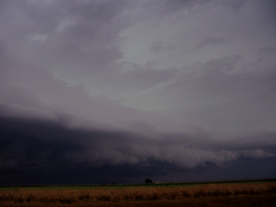 cumulonimbus supercell_thunderstorm : near Nazareth, Texas, USA   31 May 2005