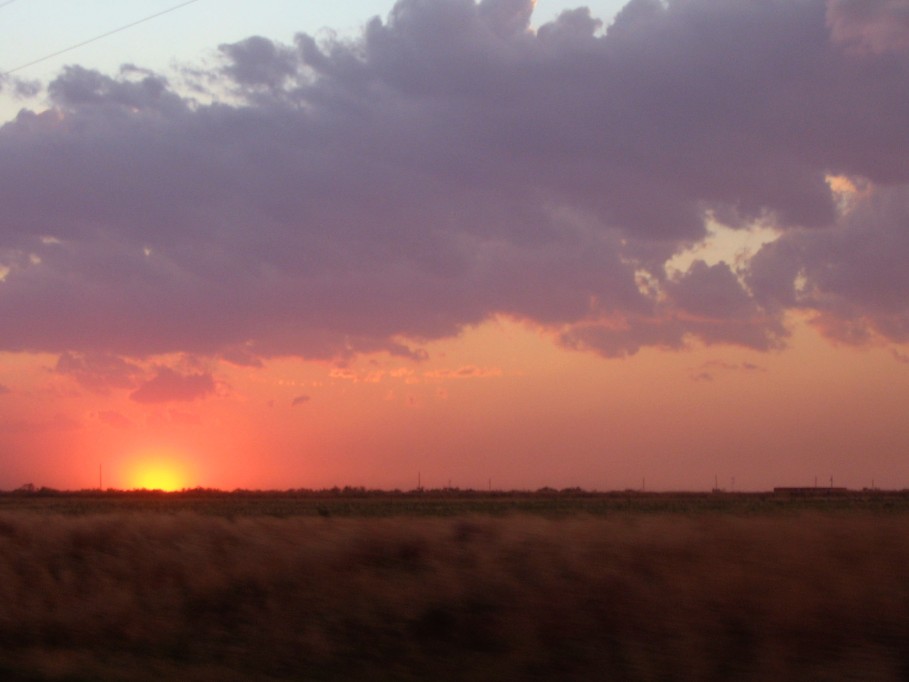 sunset sunset_pictures : W of Lubbock, Texas, USA   31 May 2005