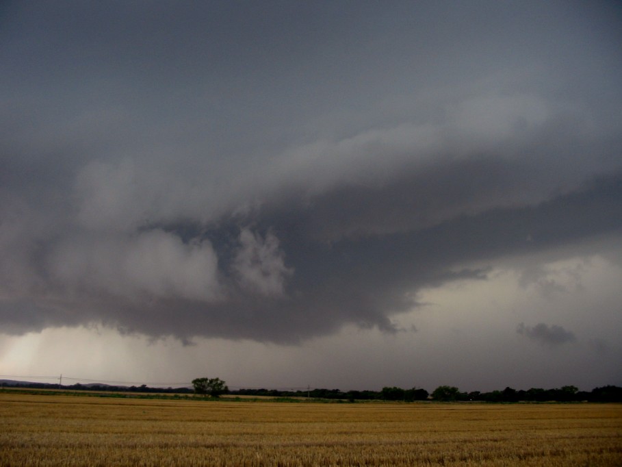 wallcloud thunderstorm_wall_cloud : near Snyder, Oklahoma, USA   5 June 2005