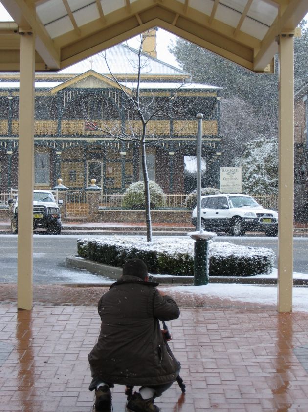 snow snow_pictures : Oberon, NSW   10 August 2005