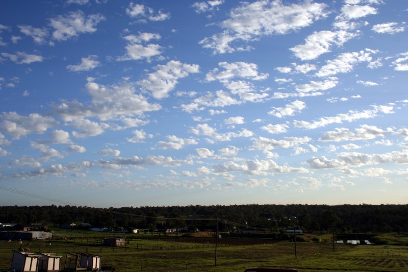 altocumulus castellanus : Schofields, NSW   27 October 2005